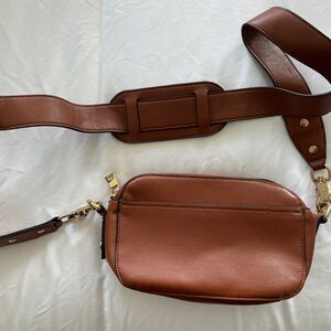 Tan crossbody bag